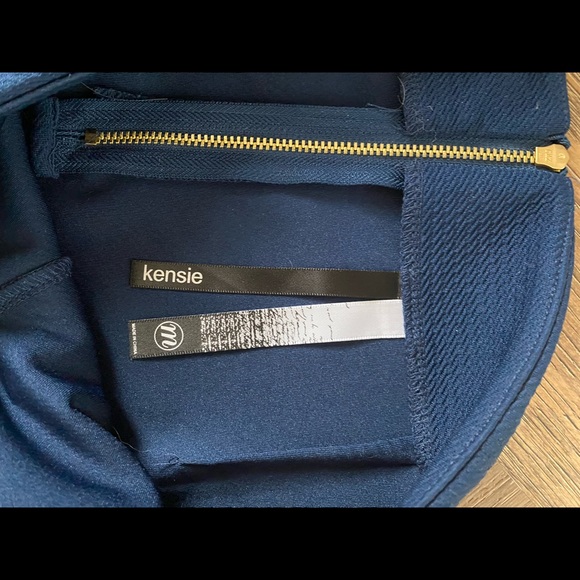 Kensie Lace-Up Navy Skirt - Picture 4 of 7